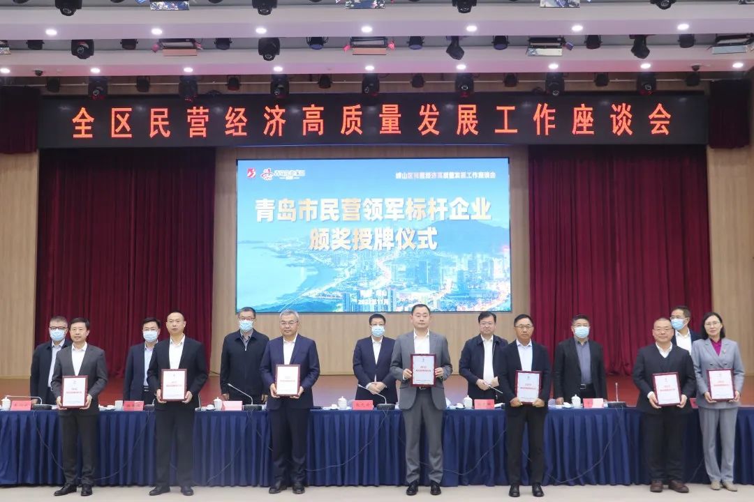 喜報！盛瀚榮獲2022年青島市民營領(lǐng)軍標桿企業(yè)
